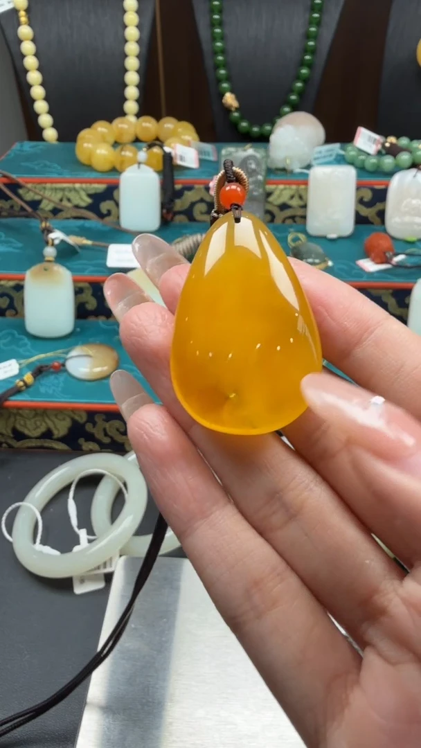 蜜蜡颈饰未镶嵌sm148吊坠多样性发其一