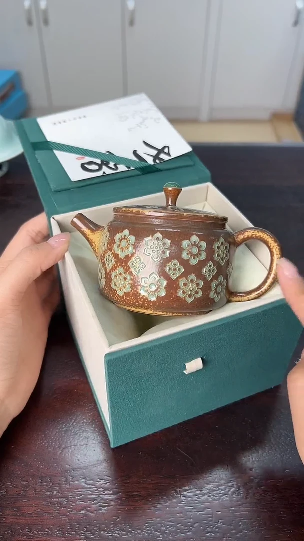 龙泉云间青瓷小米茶器