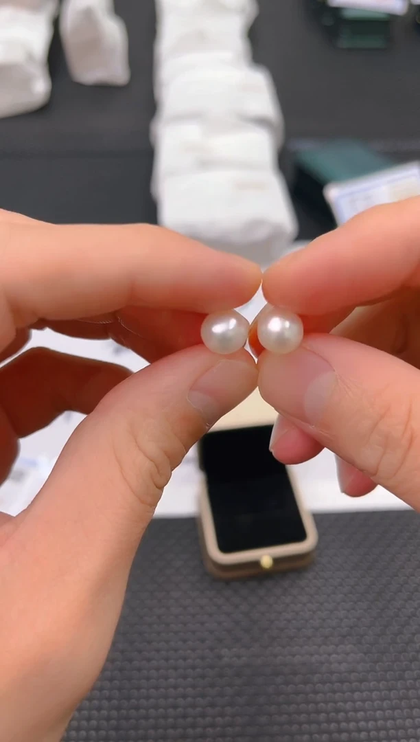 未镶嵌淡水珍珠耳饰ed1187