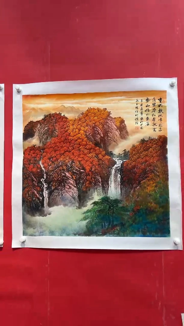 国画画家陆远华纯手绘原作
