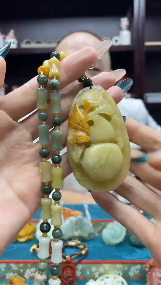 未镶嵌岫玉吊坠·