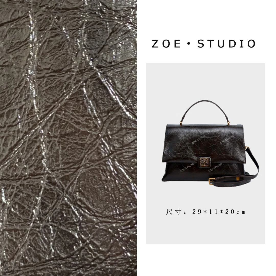 【佐伊甄选】CF-3329-咖啡色轻奢时尚气质小众肩包轻奢斜挎包女包