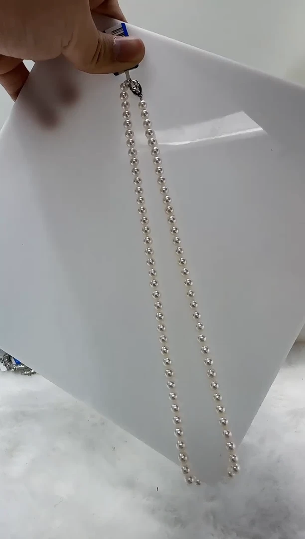 【闪购商品】海水珍珠DA银S925镶嵌ss9999 akoya串链6