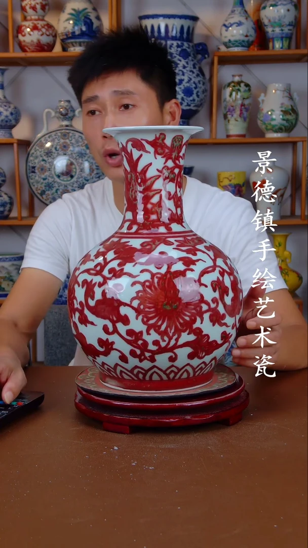 现代景德镇手工手绘陶瓷摆件94