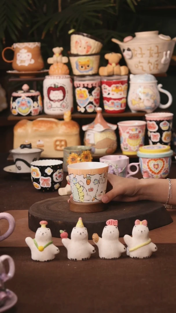 杯子景德镇原创手作陶瓷