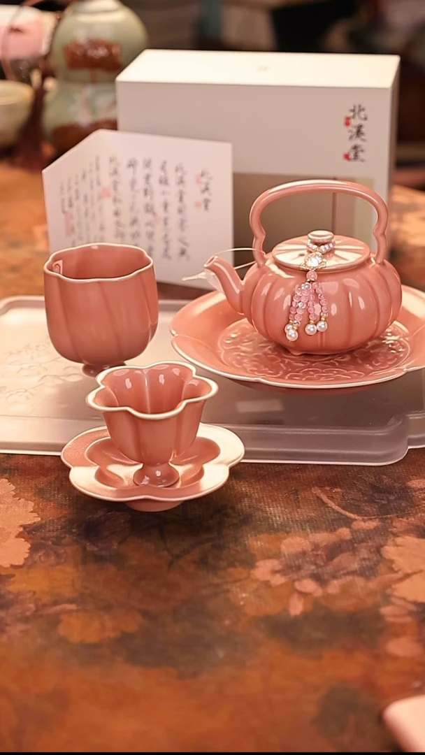 陶瓷茶具（无礼盒无茶盘）@@A12246