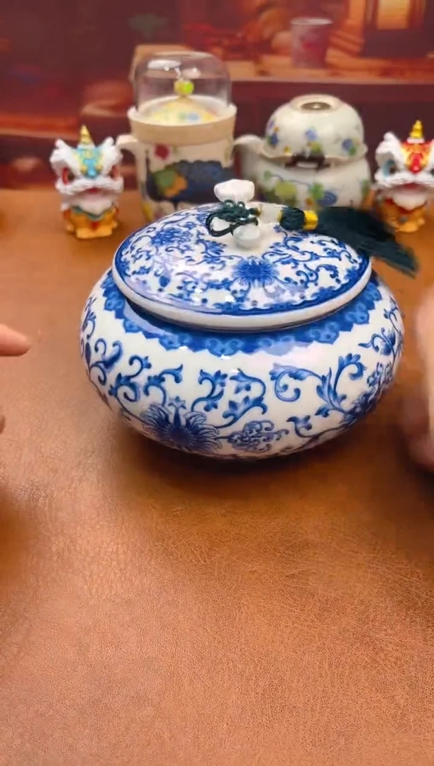 陶瓷茶具摆件旅行套组