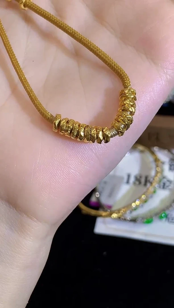 项链足金镶嵌钻石W多样性发其一