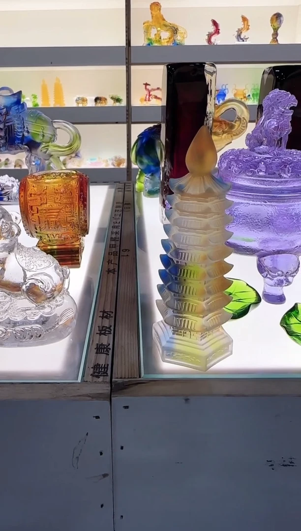 手工艺品琉璃15厘米文昌塔
