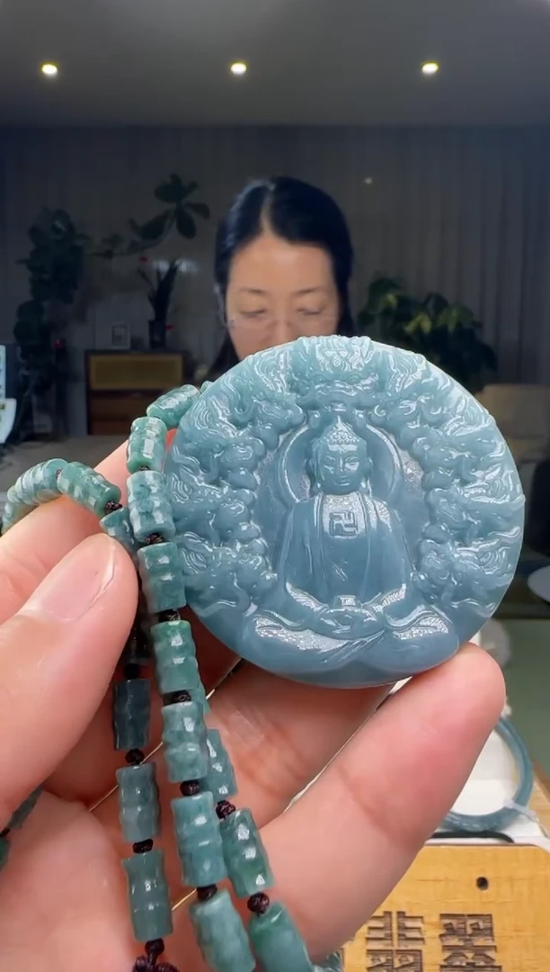 【闪购商品】翡翠吊坠(赠链)未镶嵌多样性发一XM@@WS1WX29350