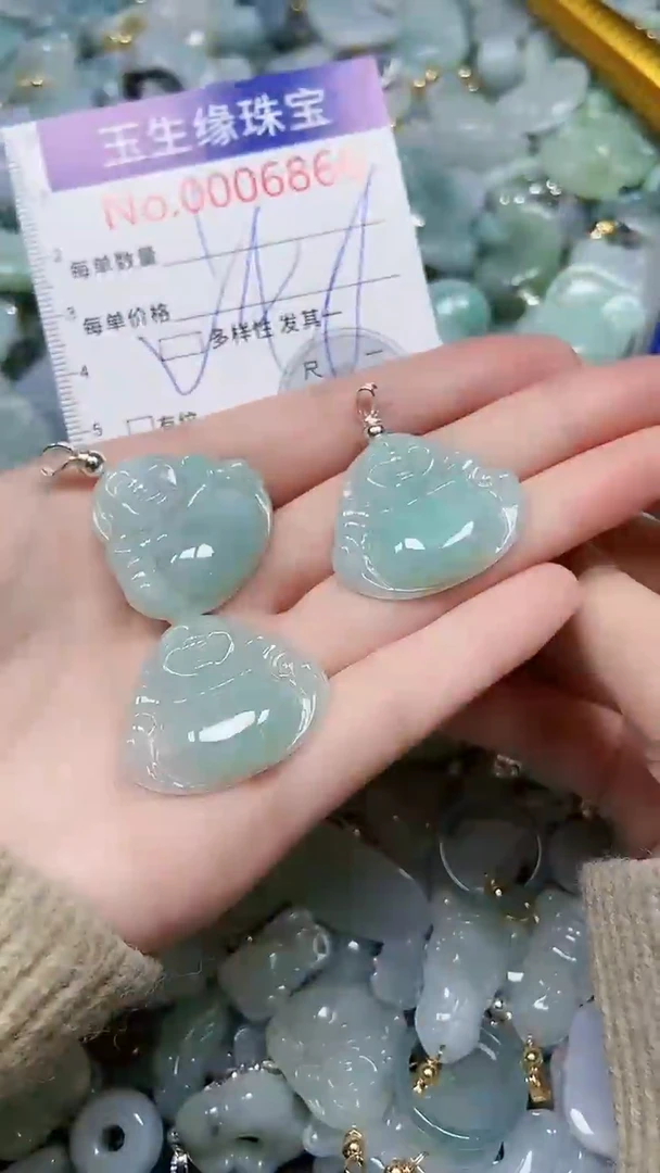 【闪购商品】翡翠颈饰未镶嵌闪购00006866多样性发其一