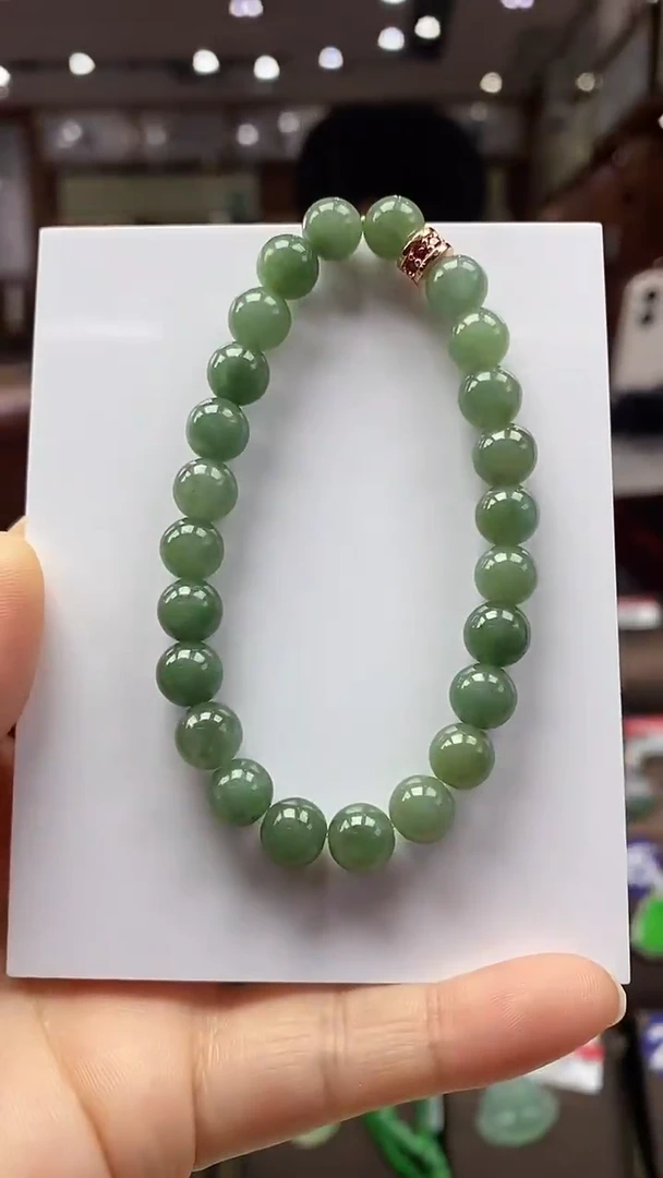未镶嵌手串翡翠手串7.5mm