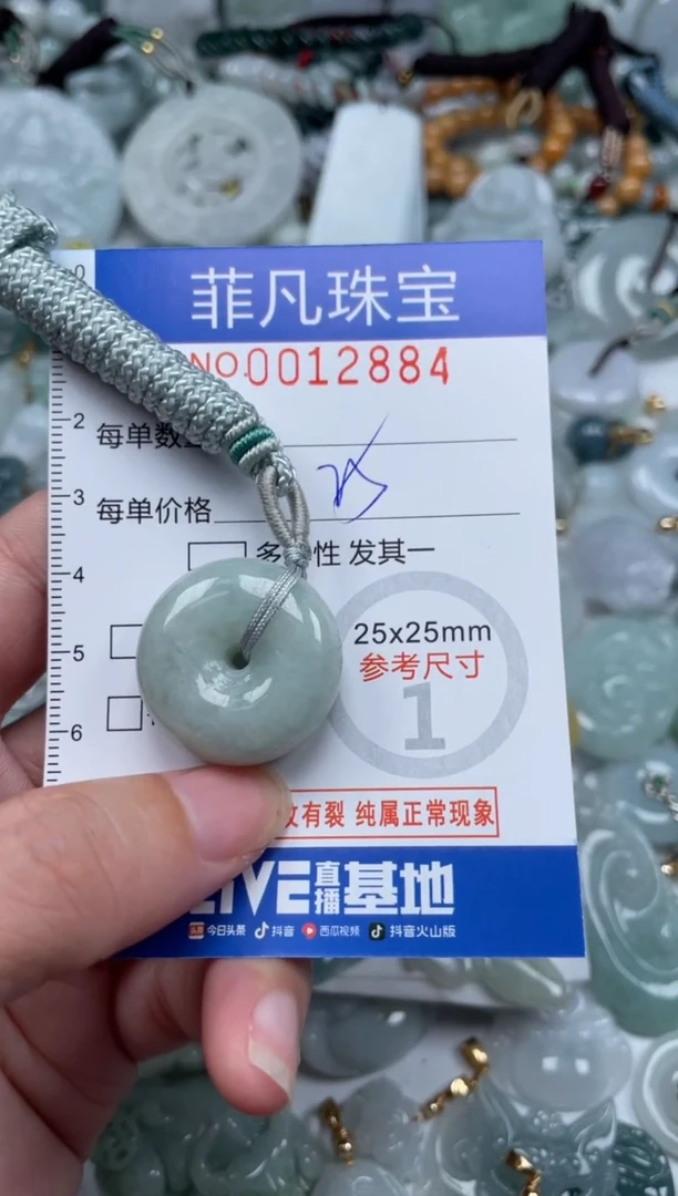 颈饰未镶嵌翡翠12884