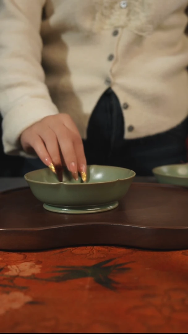 杯子瓷山*吟汝州原产地原矿仿古老釉q