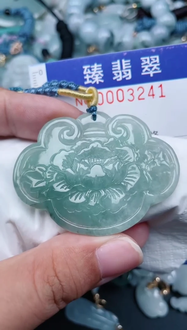 翡翠未镶嵌颈饰.0003241