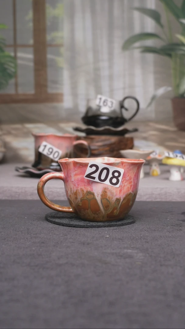杯子瓷208景德镇手工手创杯子