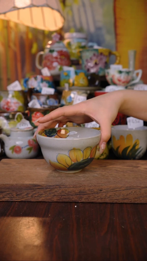 摆件泥垚手作 景德镇手工手绘器物