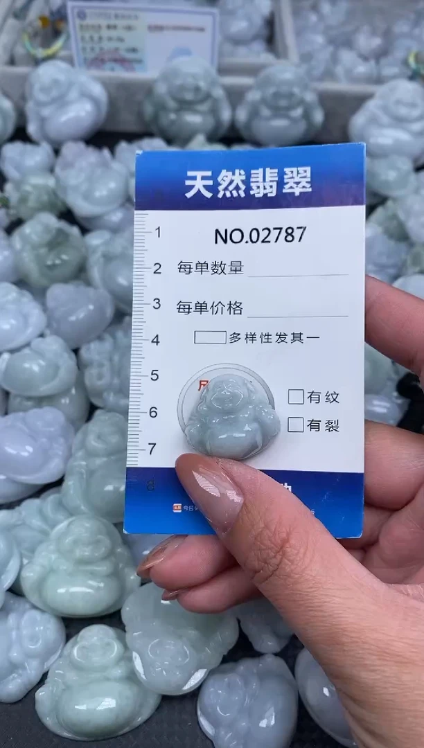 颈饰未镶嵌翡翠纯天然A货缅翡2787