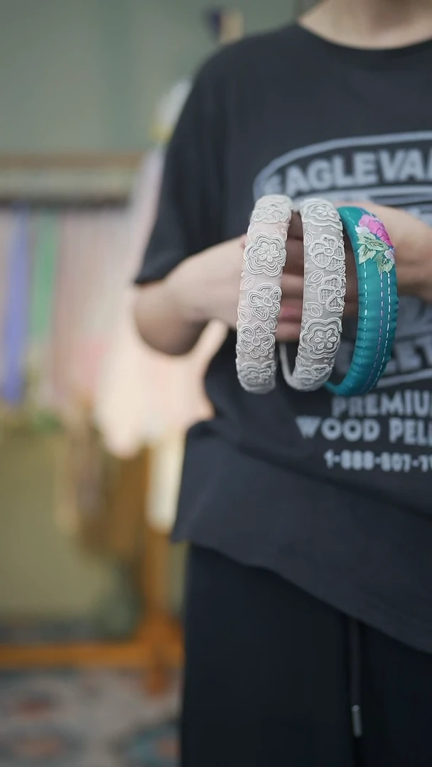 刺绣苏绣发夹 不挑颜色