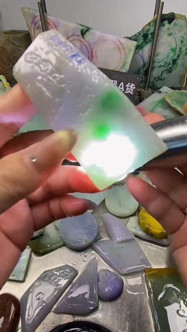 散珠翡翠天然缅甸翡翠A货252