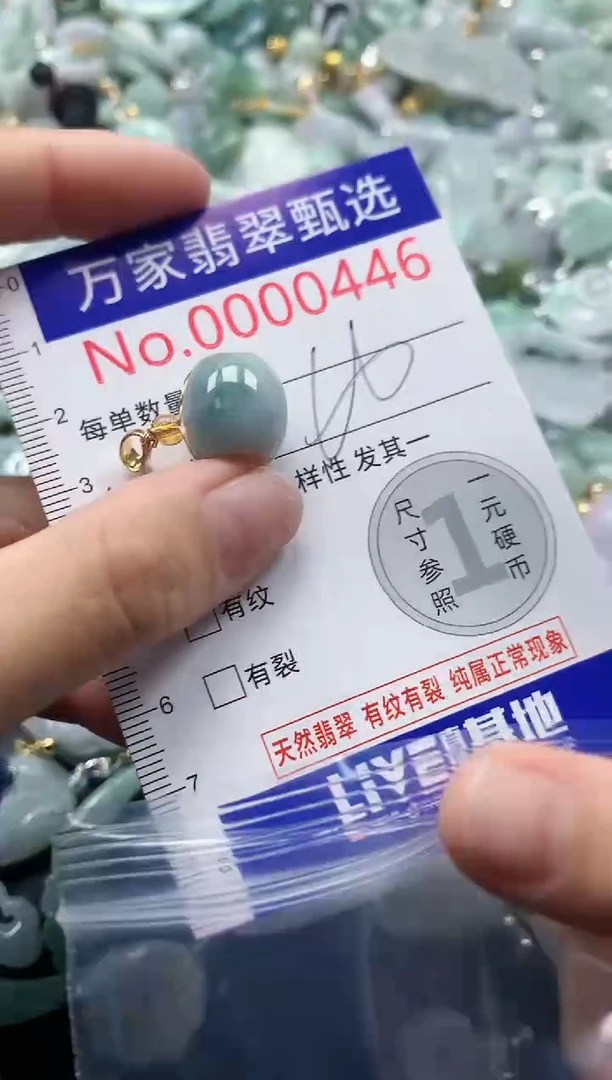 吊坠(不含链)未镶嵌翡翠0446