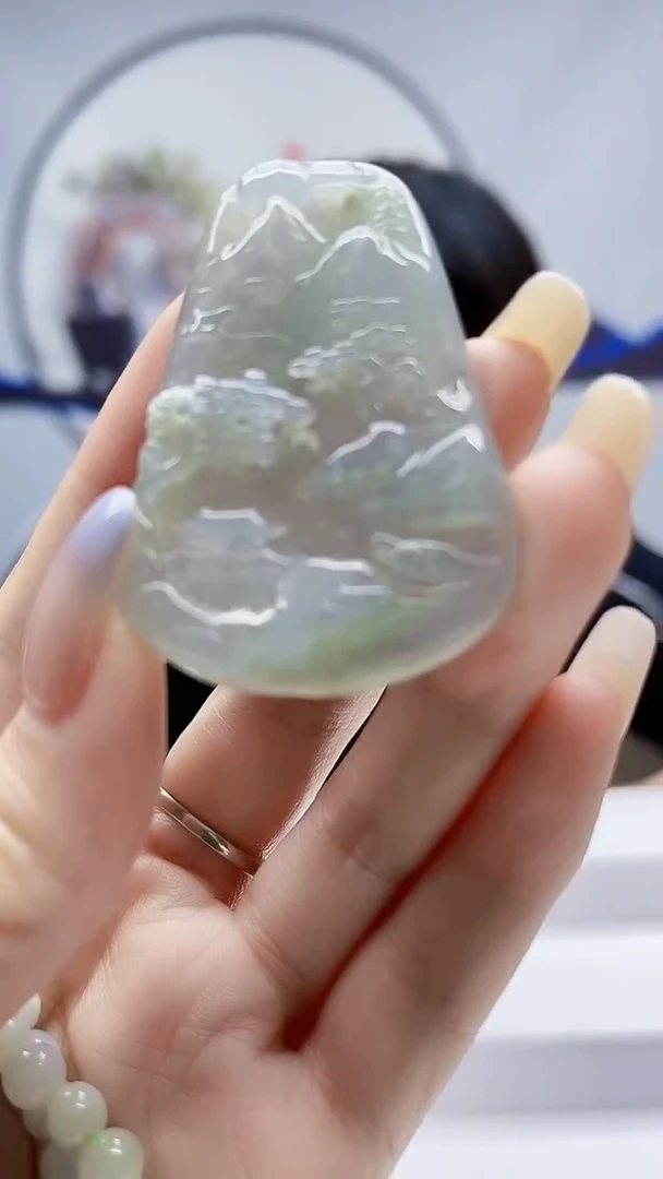 未镶嵌定制翡翠毛货挂件16