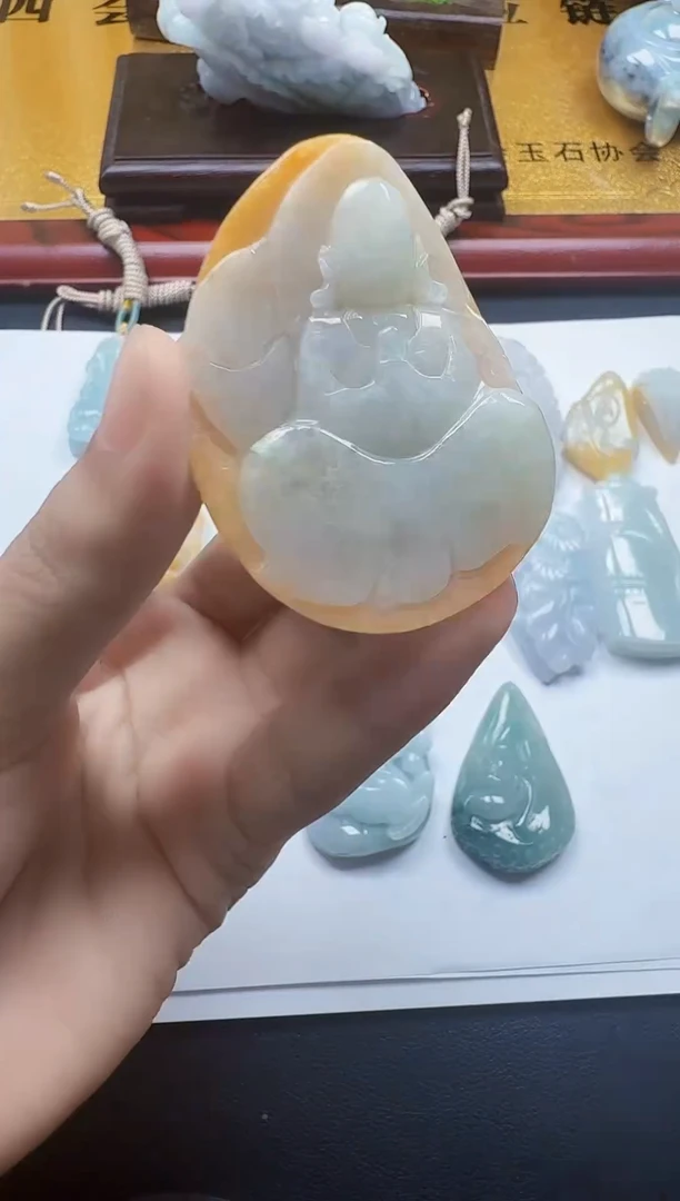 吊坠(不含链)未镶嵌翡翠1