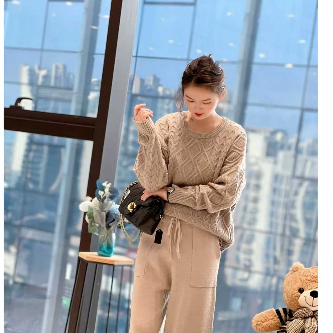 378原创设计冬季百搭重工款针织衫