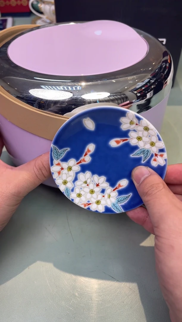 【闪购商品】瓷片垃圾桶紫