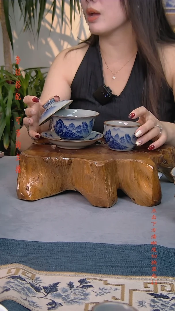 简装家用款2件套 老陶泥开片纹陶瓷茶具