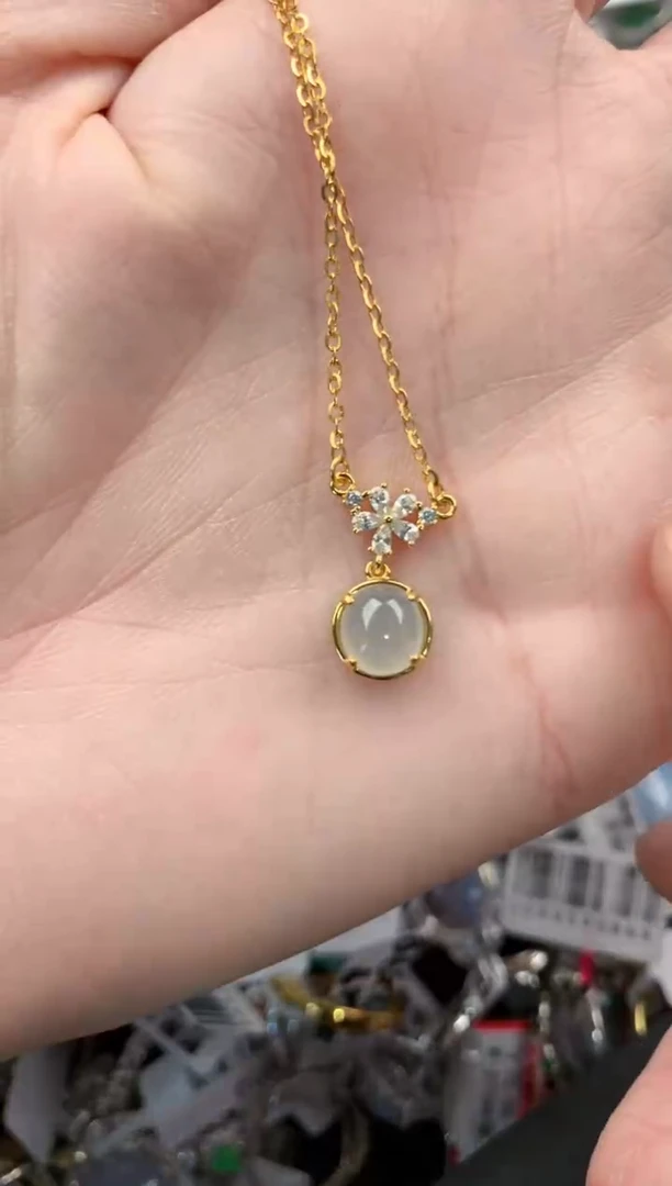 银S925镶嵌戒指翡翠10              5