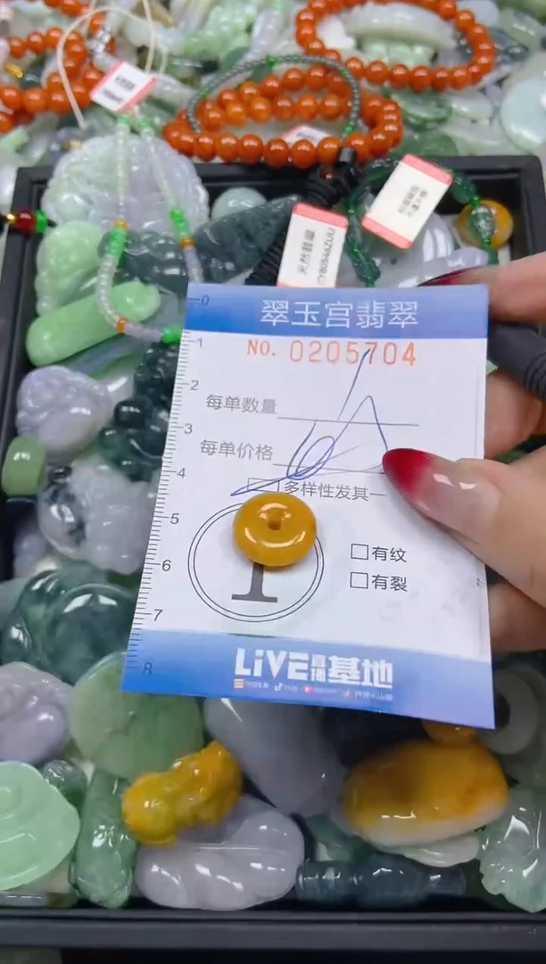 颈饰未镶嵌翡翠闪购C0205704多样性发其一