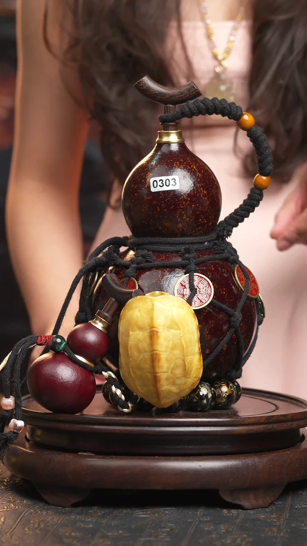 303号大漆酒葫芦一物一拍