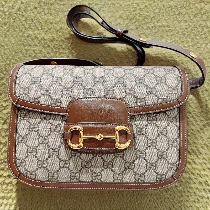95新 GUCCI/古驰 焦糖色老花19955 1147 2884