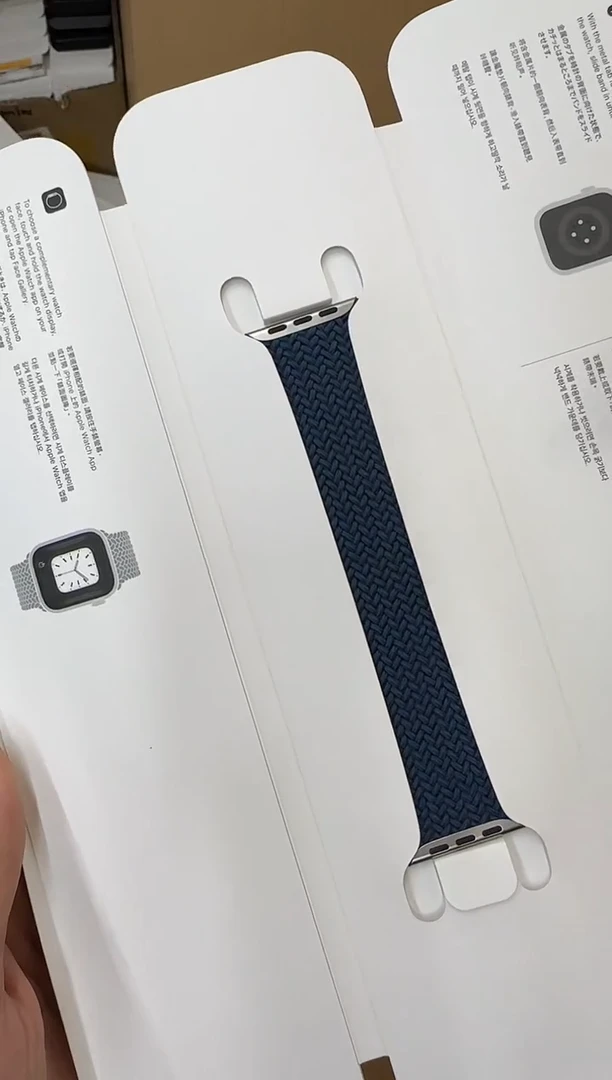 未拆封136号 深邃蓝单圈编织6号-大表盘通用