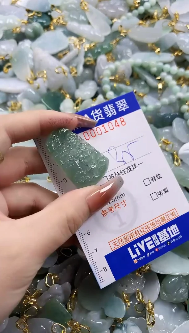 颈饰未镶嵌翡翠s****粥天然A货翡翠