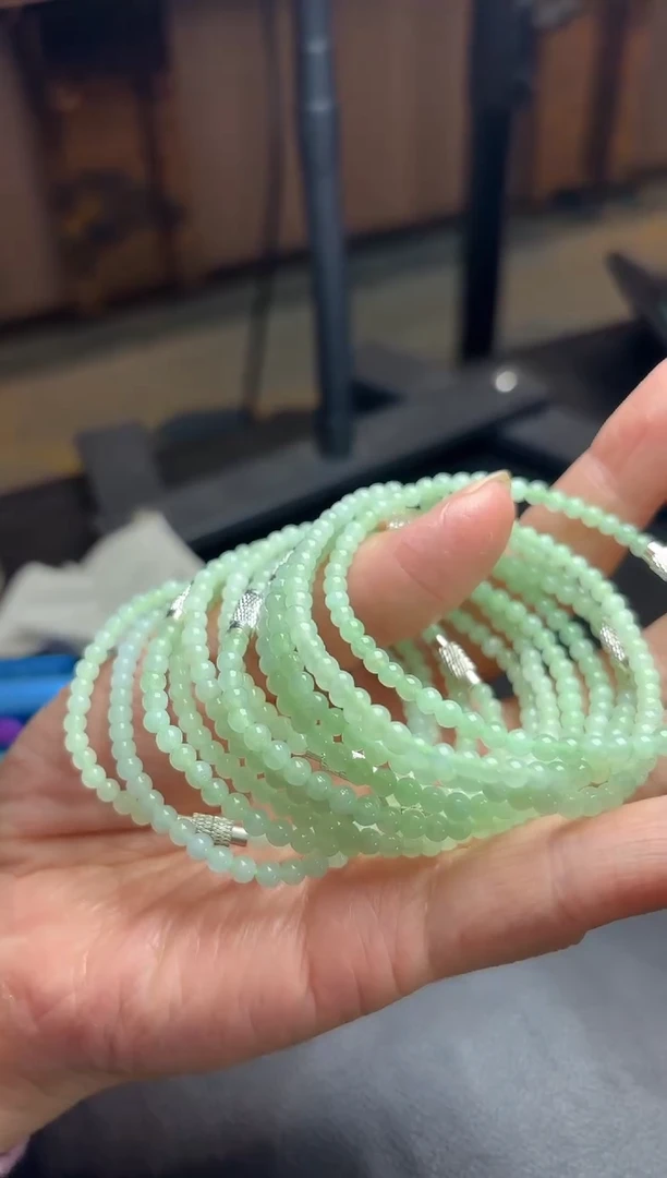 【闪购商品】翡翠手串未镶嵌YM1023绿手串多样性发一