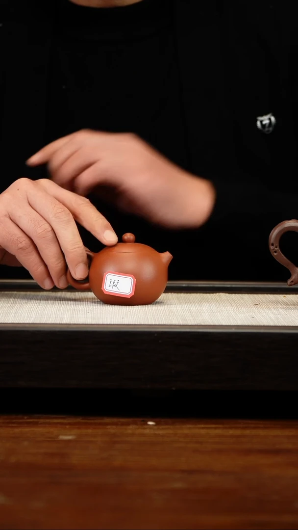 茶壶紫砂微瑕朱泥西施