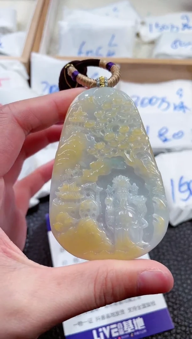 【闪购商品】翡翠颈饰未镶嵌00006284