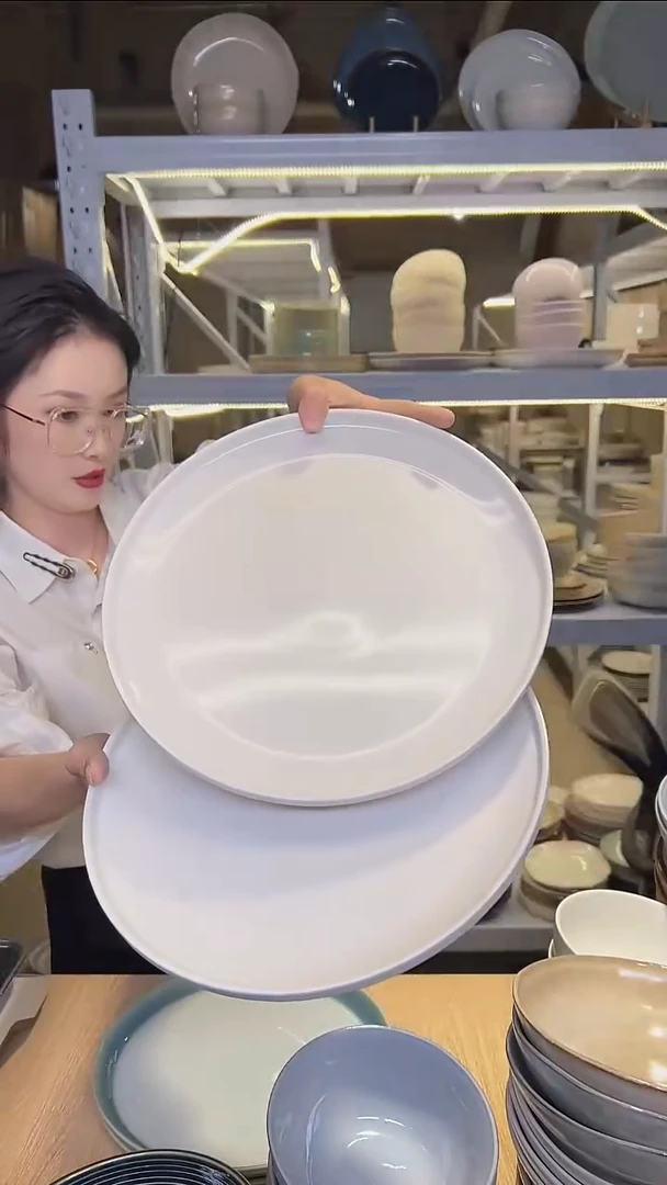 瓷268外贸尾货高温釉下彩陶瓷餐具默认微瑕