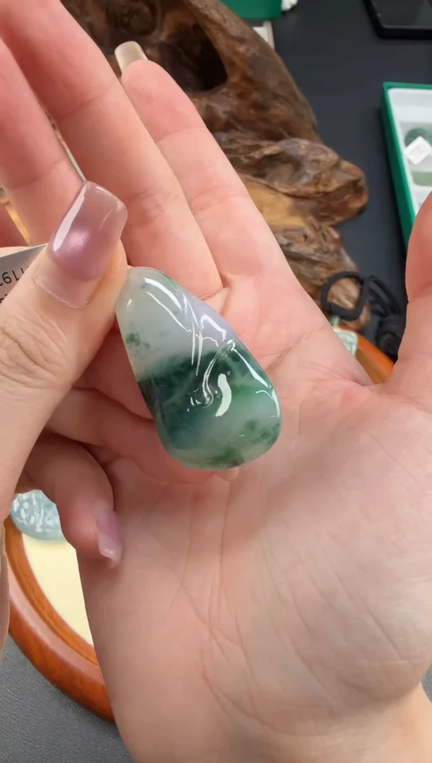 吊坠(不含链)未镶嵌翡翠翡翠饰品-204