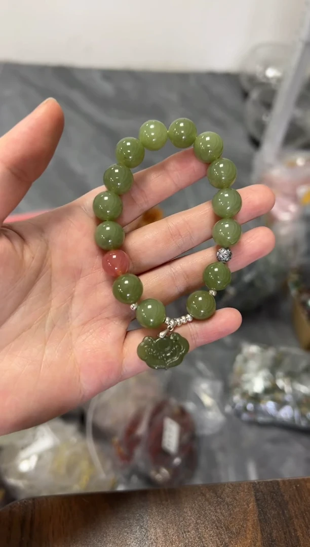 手链未镶嵌和田玉和田玉手串3[多样发其一]