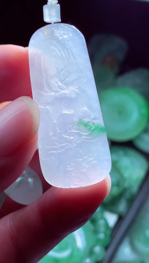 未镶嵌定制翡翠荞*?翡翠毛货定制