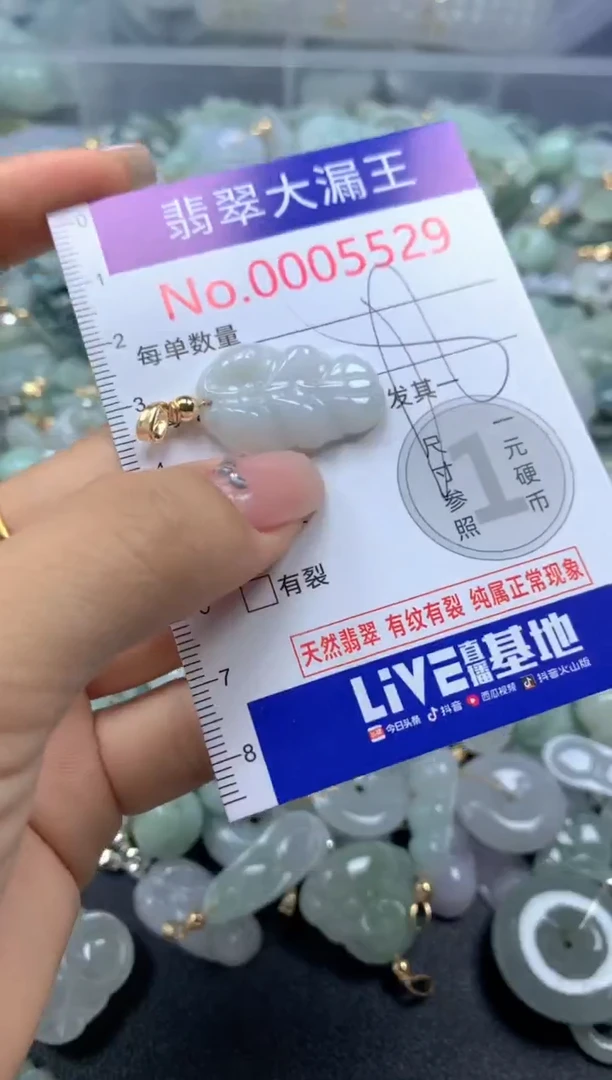 颈饰未镶嵌翡翠5529