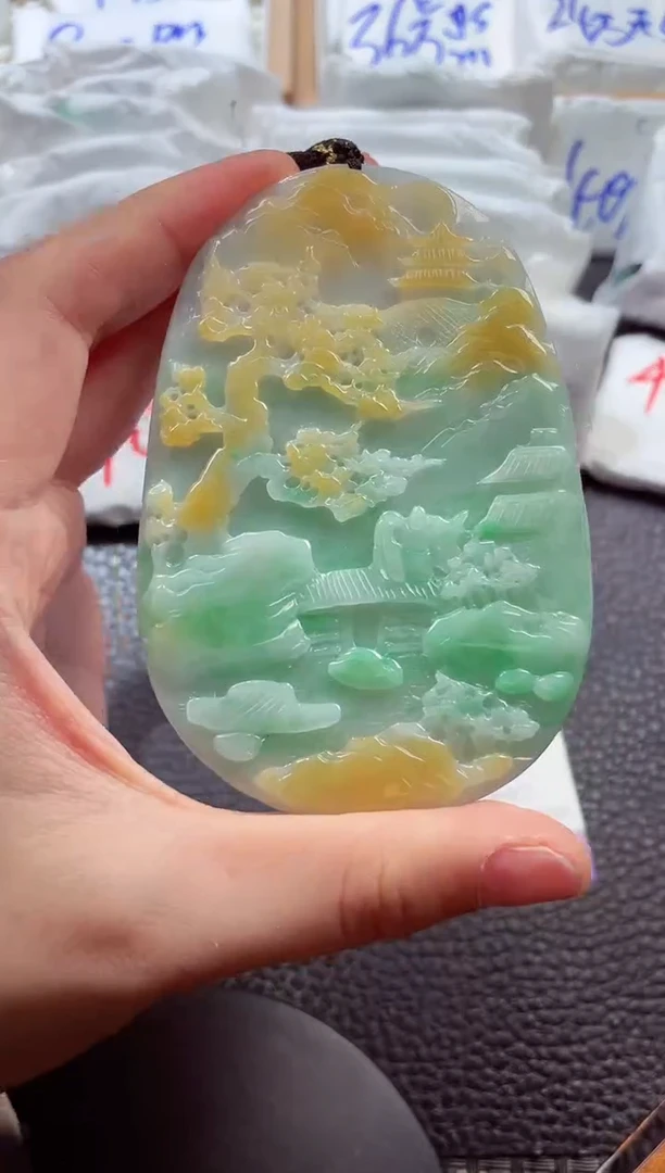 颈饰未镶嵌翡翠00007044