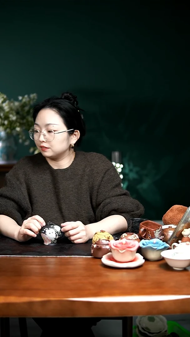 茶壶紫砂大*果白泥壶套装