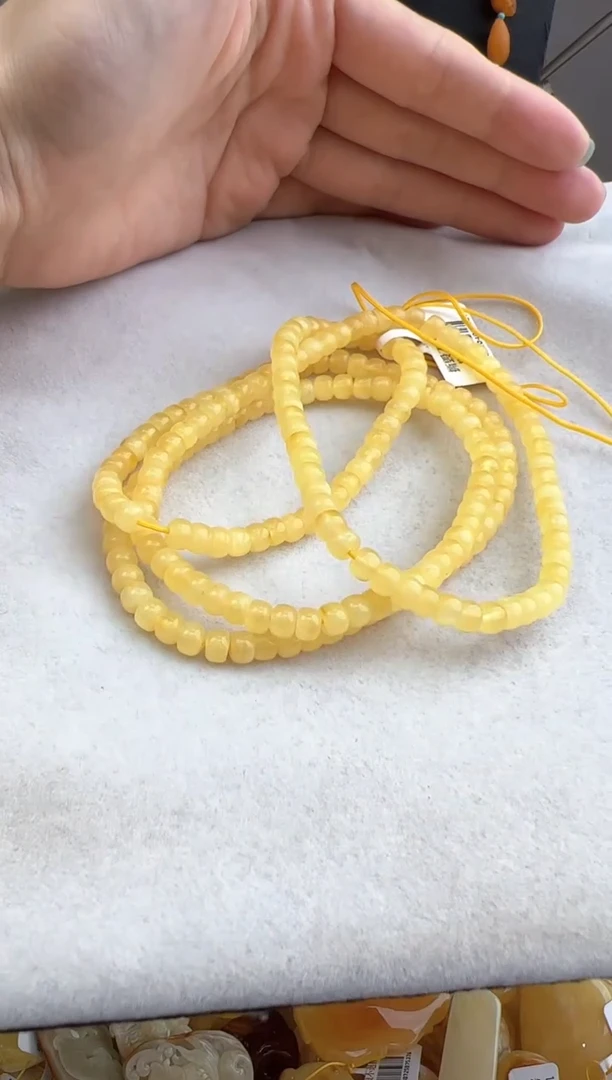 【闪购商品】琥珀裸石未镶嵌10218163-项链