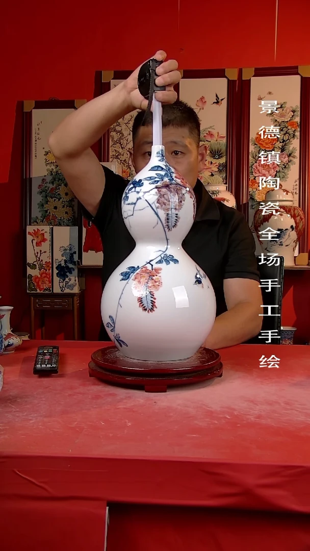 摆件景德镇陶瓷 手工手绘2