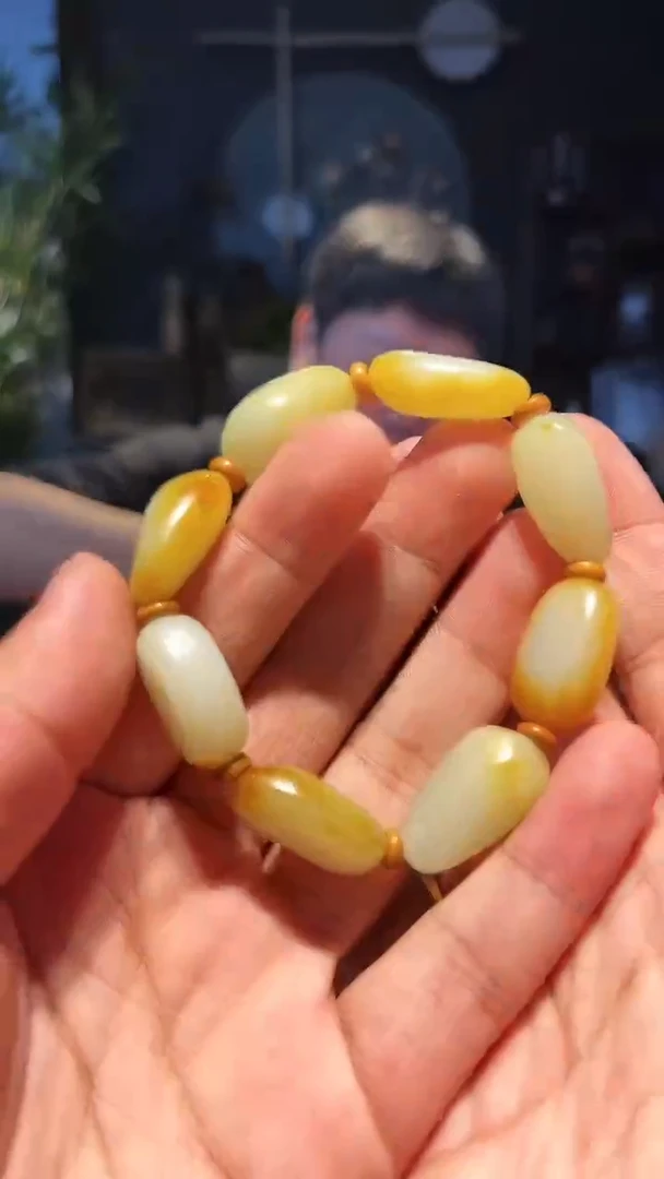 【闪购商品】和田玉手串未镶嵌单圈-小