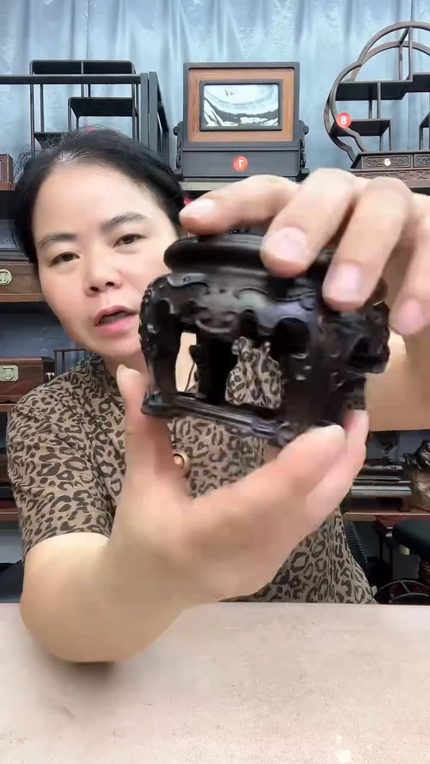 鸡翅木类端景台新款1
